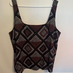 NWT linen blend tank